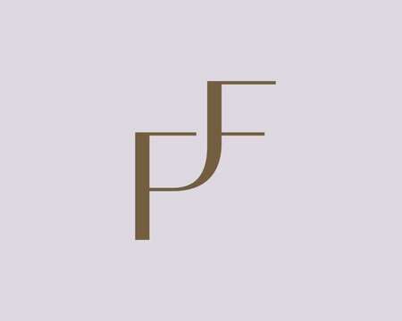 FF letter logo icon design. Classic style luxury initials monogram.