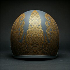 Minimalist Thai Pattern Helmet