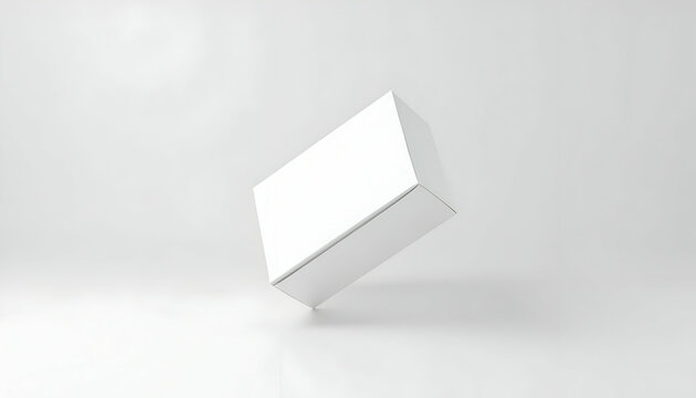 Blank White Box Mockup Product Packaging Design