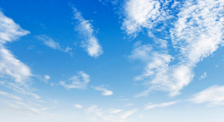 The sky is blue with white clouds