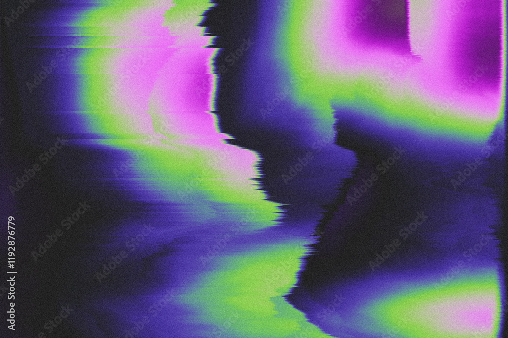 Wall mural abstract blurred grainy gradient background texture. unique digital grain dust soft noise effect pat