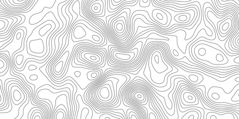Abstract Topographic contour map. Vector cartography illustration. Abstract lines background. Line topography map contour background concept of a conditional geography scheme and the terrain path.