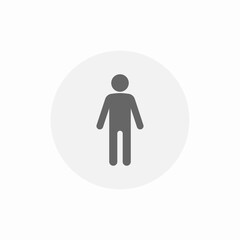 human person icon sign vector