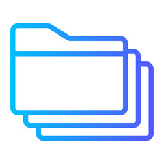 folders gradient icon