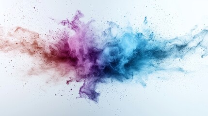 Fototapeta premium Vibrant Colorful Smoke Explosion