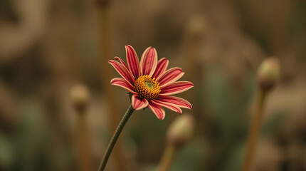 Flower with a blurred background