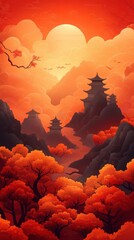 chinese new year red background, happy new year chinese