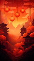 chinese new year red background, happy new year chinese
