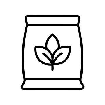 recommend clip art: fertilizer bag icon, fertilizer bag line art - simple line art of fertilizer bag, perfect for fertilizer bag logos and icons and themed design