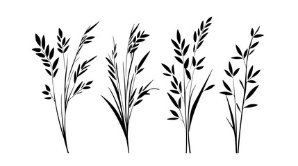 Fototapeta premium Oats tiled design, Oats repeating background illustration