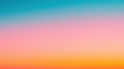 Obraz premium Black background wallpaper gradient and sophisticated, A vibrant gradient blending soft blues, pinks, and oranges, evoking a serene sunset or dawn sky.