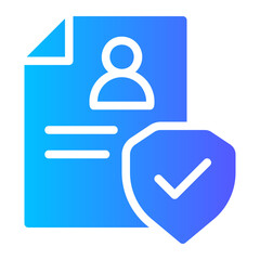 user profile gradient icon