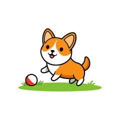 cat with a ball