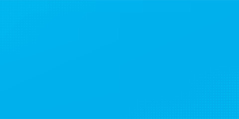 Halftone dots on blue background. Comic pop art style blank layout. Template design for comic book, presentation, sale or web banner. Vector illustration