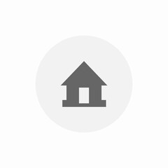 house real estate icon sign vector