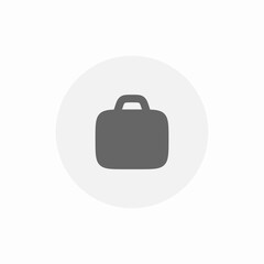 suitcase briefcase icon sign vector