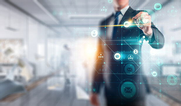 Innovative technologies image. Mixed media content