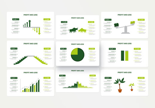 Profit Loss Infographic Layout