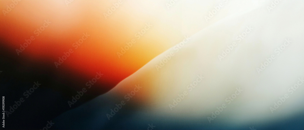 Poster abstract gradient with smooth color transitions in artistic design