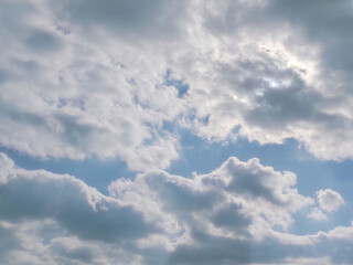  1月の空の白い雲125