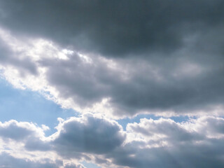  1月の空の白い雲144