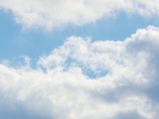 Fototapeta premium 1月の空の白い雲171