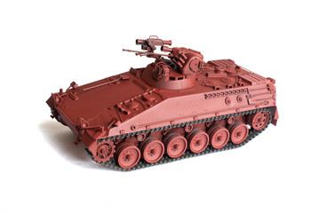 Scale model of old vehicle