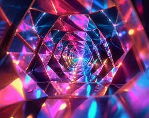 abstract background with glowing lights