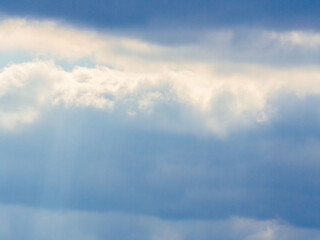  1月の空の白い雲188