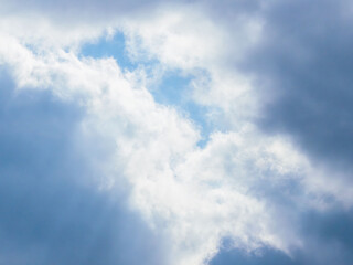  1月の空の白い雲198