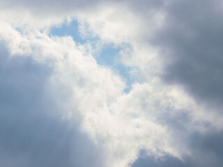  1月の空の白い雲195