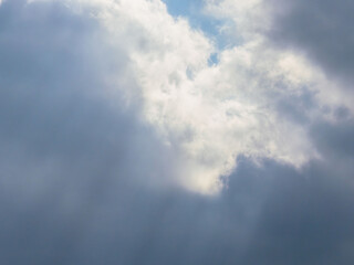 Fototapeta premium 1月の空の白い雲193