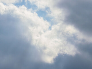 Obraz premium 1月の空の白い雲197