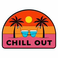 ticker design of chill out