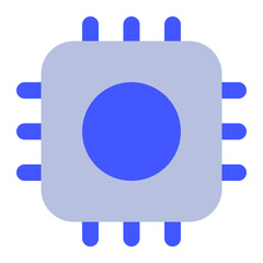 Modern Microprocessor Icon Design