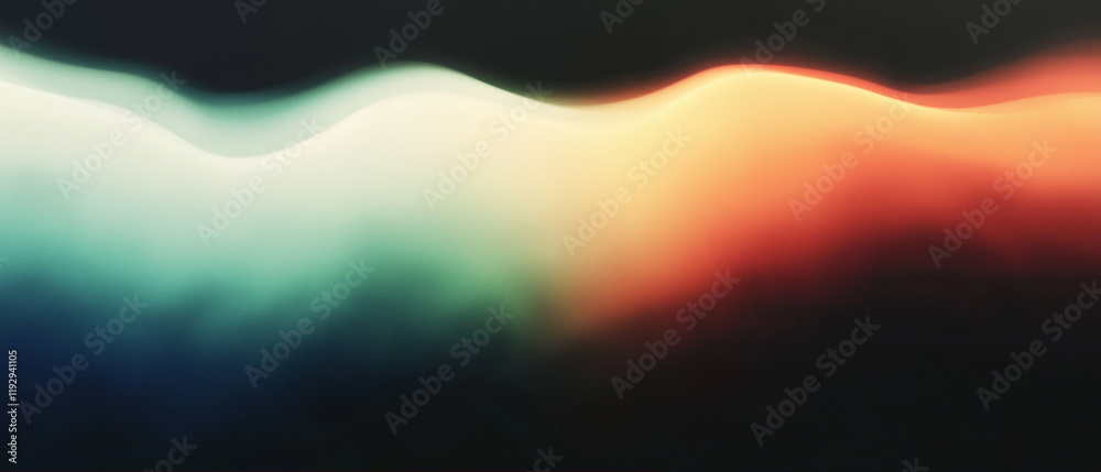 Poster abstract gradient background with smooth flow in colors for modern design and digital art
