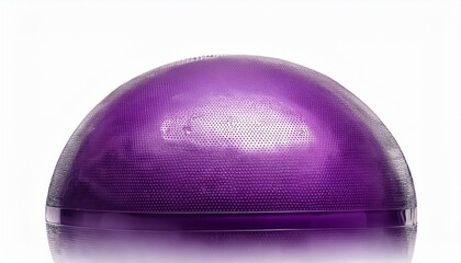 "The Perfect Balance: A Purple Stability Ball Illustration