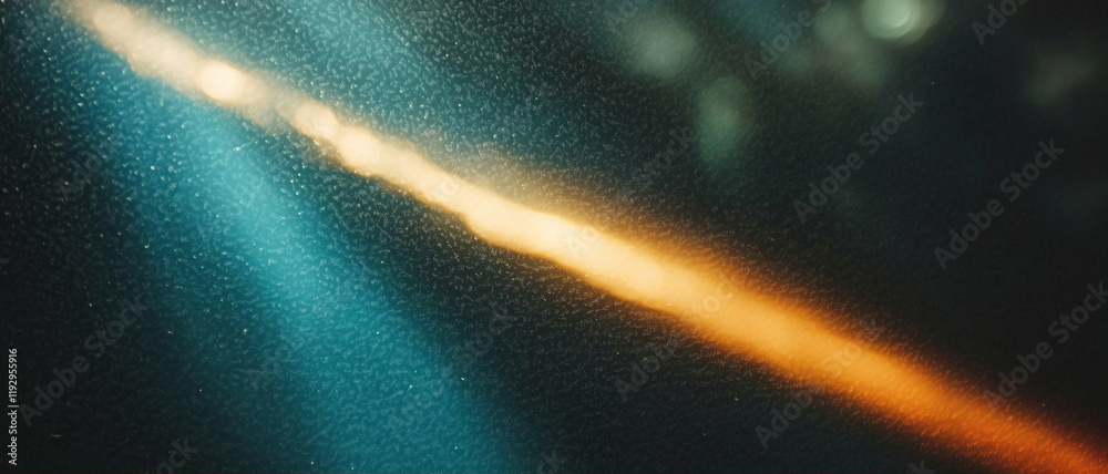 Poster light beams shining through abstract patterns with vibrant colors and dynamic contrasts