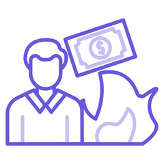 Greed Fueled Fire Icon