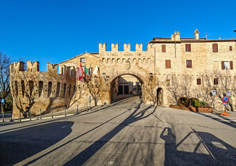 Corinaldo, Italy - listed among the most beautiful villages in Italy, Corinaldo displays a number...