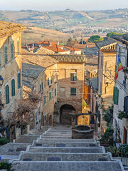 Corinaldo, Italy - listed among the most beautiful villages in Italy, Corinaldo displays a number...