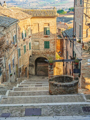 Corinaldo, Italy - listed among the most beautiful villages in Italy, Corinaldo displays a number...