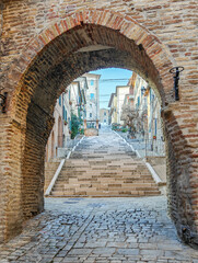 Corinaldo, Italy - listed among the most beautiful villages in Italy, Corinaldo displays a number...