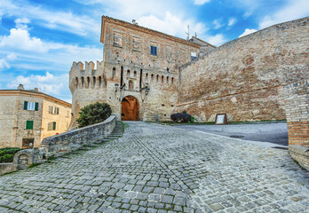 Corinaldo, Italy - listed among the most beautiful villages in Italy, Corinaldo displays a number...