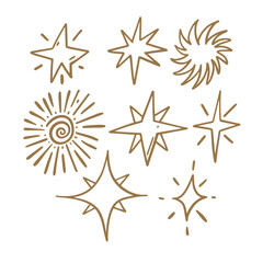 HandDrawn Star Illustrations Perfectly Crafted for Graphic Design Projects and More