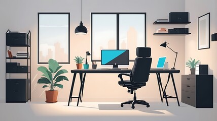 Modern and abstract vector design