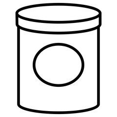 아기 분유 플라스틱 통 아이콘