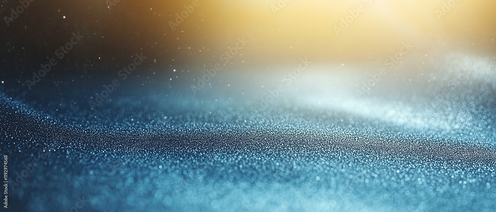 Poster abstract background with shimmering particles and soft gradient colors for creative design