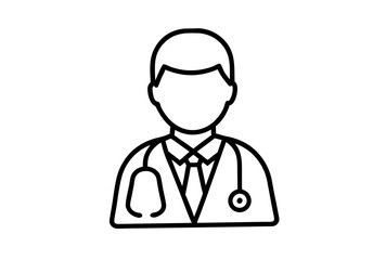 Fototapeta premium doctor with stethoscope