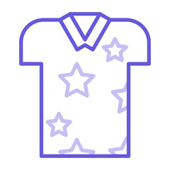 Obraz premium Hawaiian Shirt Icon